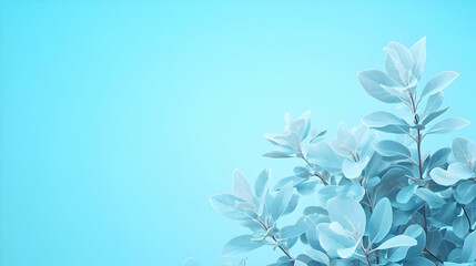 Blue Monday Plain Serenity concept as Plain serene background with soft blue gradients creating a peaceful and calming atmosphere representing Blue Monday copy space for text. in Photo Stock Concept