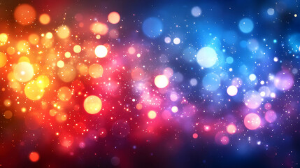 Bokeh Community Collaboration concept as Bokeh digital art background featuring blurred lights and collaborative elements symbolizing teamwork and community management with copy space. in  Photo Stock