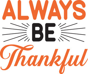 always be thankful SVG