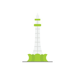 Pakistan tower vector icon
