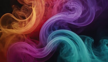A close up of a colorful background with a lot of smoke. multicolored background with a lot of smoke 312