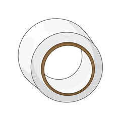 白色の粘着テープ