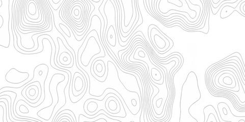 Fototapeta premium Abstract lines background Contour maps. Geographic grid map Abstract wave paper curved reliefs background. Relief contour of terrain. Topographic map pattern.