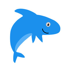 Cute sea animals Vector illustration