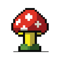 Obraz premium unique gaming pixel art vegetable and fruits vector art design