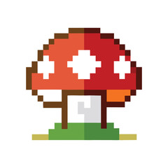 unique gaming pixel art vegetable and fruits vector art design