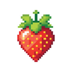 unique gaming pixel art vegetable and fruits vector art design