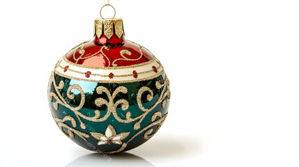 Reyes Magos Floating Ornament Vector concept as Vector graphic of a festive ornament floating gracefully on white representing the decorative traditions of Reyes Magos perfect for infographics and Ado