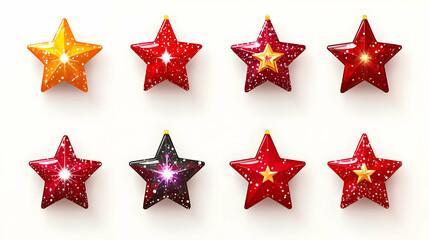 Obraz premium Reyes Magos Star Icon Vector concept as Vector illustration of a star icon used by Reyes Magos isolated on white perfect for infographics representing the symbolic significance of stars during holiday