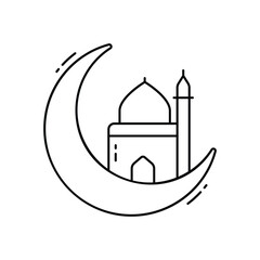 Eid al fitr vector icon
