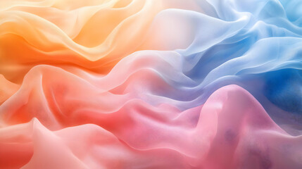 Fototapeta premium Soft Abstract Community Leadership concept as Soft abstract digital art depicting community leadership with intertwined lines and soft hues symbolizing guidance and unity with ample copy space. in Ph