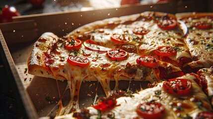 Pizza philly cheesesteak Mozzarella cheese slice