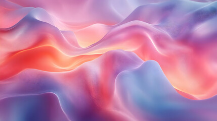 Obraz premium Soft Abstract Leadership Support concept as Soft abstract digital art illustrating leadership support with overlapping shapes and soft gradients symbolizing guidance and assistance with ample copy spa