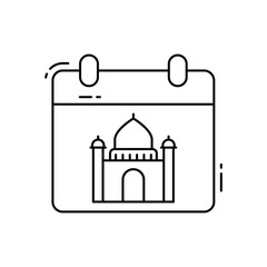 Muharram vector icon