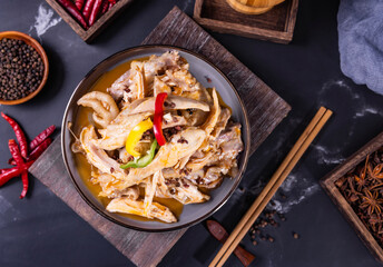 Zhumadian Runan county specialty food chili chicken	