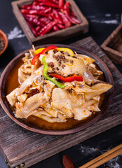 Zhumadian Runan county specialty food chili chicken	