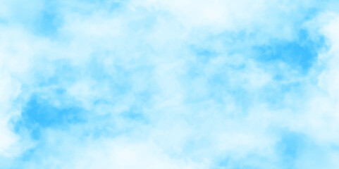 Blue sky with white clouds background, Romantic sky, nature background of romantic summer blue sky with fluffy clouds, Beautiful puffy clouds in bright blue sky in day sunlight.