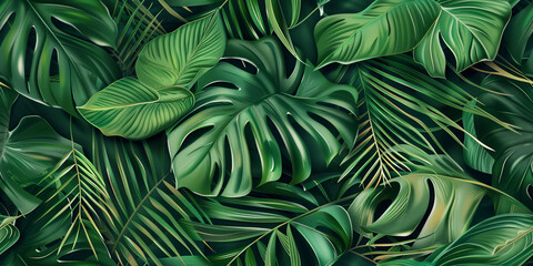 A green leafy background with a lot of green leaves. The leaves are large and have a lot of detail