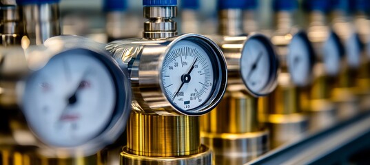 Industrial Pressure Gauges Monitoring Performance and Ensuring Efficiency in Operations