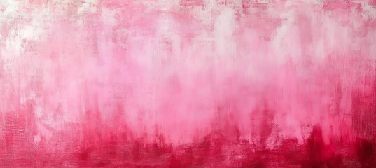 Fototapeta premium Abstract Pink Watercolor Background, Colorful Texture Of Ombre Painted Wall Or Paper With Splashes