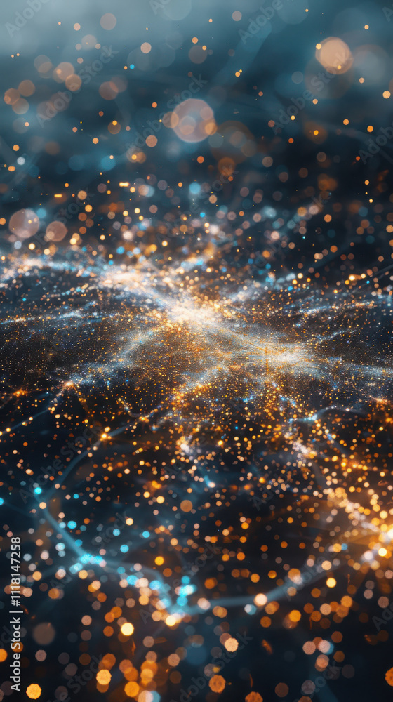 Poster exploring quantum computing visualization in advanced networks a scientific journey through digital 