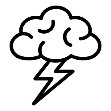 recommend clip art: Brainstorm icon. Vector line icon