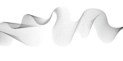 Multicolor gradient wave lines vector background, twisted curve lines and blend effect, frequency sound wave lines, 3d contour line patterned background illustration.	