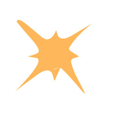 Hand drawn sun icon and symbol