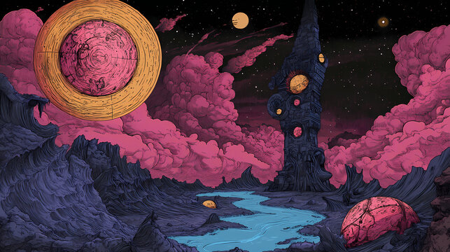 The final chapter: unveiling the enigma of times end. Aether. Illustration