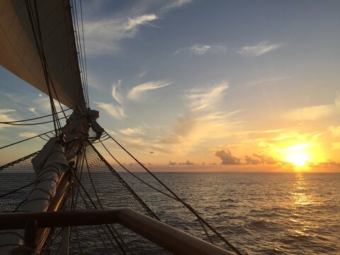 Sailing Towards the Sunset 