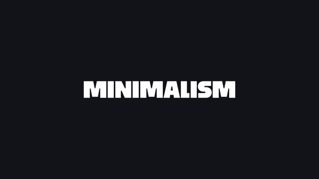 Minimalism Titles
