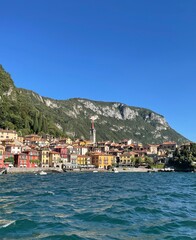 view of the boat, lake Como