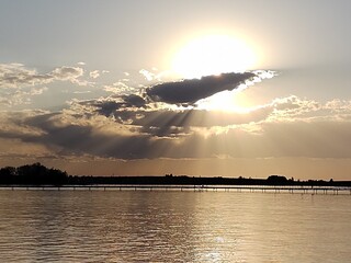 Lago Mari Menuco, Neuquen, Argentina