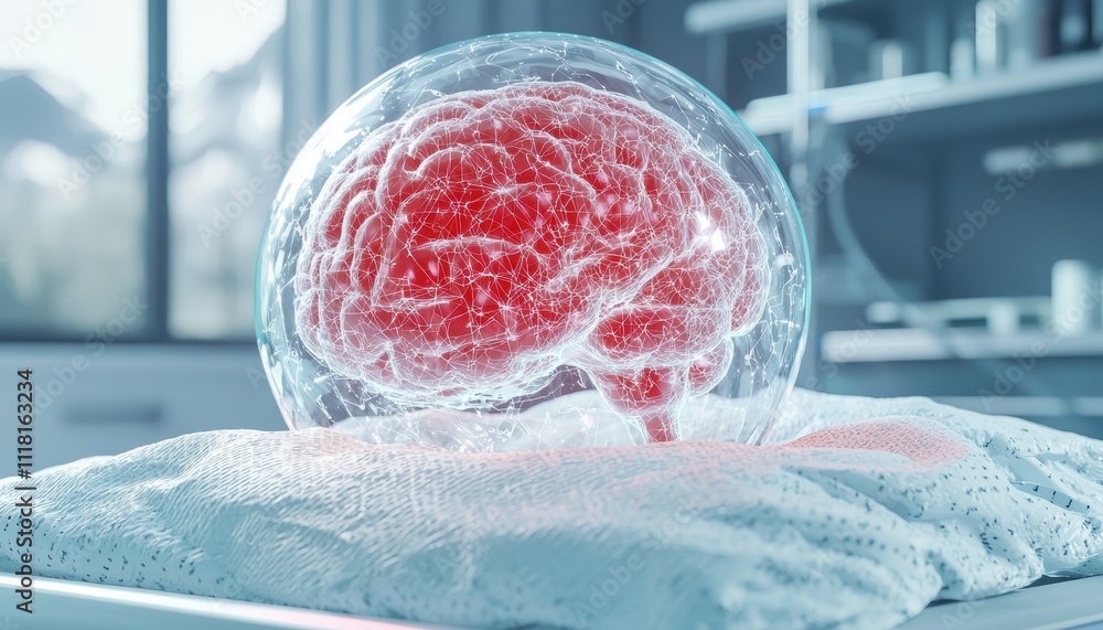 Poster innovative brain visualization in modern laboratory setting a scientific exploration of neural dynam