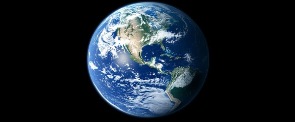 Fototapeta premium Planet Earth Trapped in a Giant Spider Web, Threads Glistening Under Dim Light