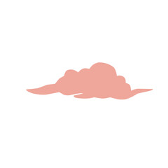 Pink cloud illustrations