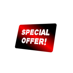 special offer label icon for graphic design