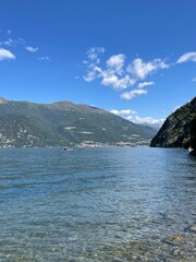 lake and mountains