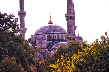 Sultan Ahmet Mosque (Blue Mosque) in Istanbul, Turkey.