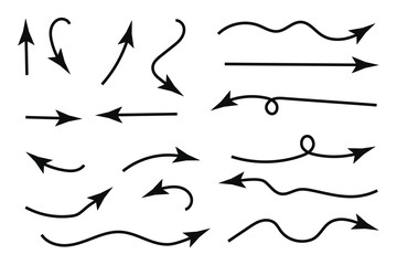 Arrow icon. Black arrow vector icon pack.