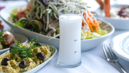 Turkish raki and mezes