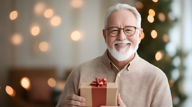 Retiree receiving a heartfelt gift from coworkers during a retirement party at a banquet hall