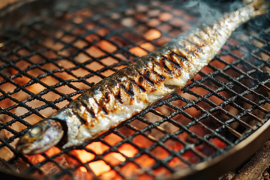 魚, 秋刀魚, 秋, 食事, 火, 炭火, 旬, 焼き魚, fish, autumn swordfish, autumn, meal, fire, charcoal fire, season, grilled fish
