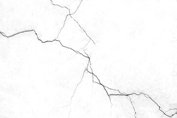 Cracked age concrete stone wall texture grunge damage stain background. Grey dirty old crack broken...