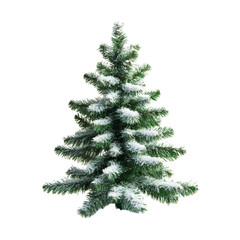 Fototapeta premium Snow-Covered Christmas Tree