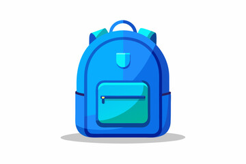 Nice backpack for your school or adventure an image isolated on a white background