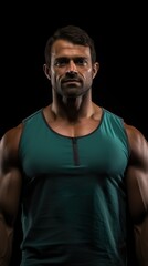 Fototapeta premium two powerful rivals boxers meet face to face to compete each other HD 8K wallpaper Stock Photographic Image