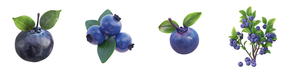 A vibrant collection of fresh blueberries showcasing their rich color and texture, perfect for food and health themes.