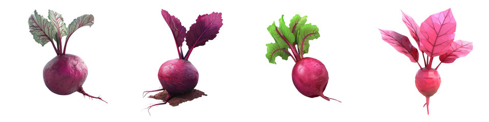 A vibrant assortment of fresh radishes showcasing their colorful skins and crisp leaves, perfect for healthy recipes and salads.