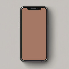 Realistic vector mockup phone for visual ui app demonstration. High quality realistic newest version of smartphone